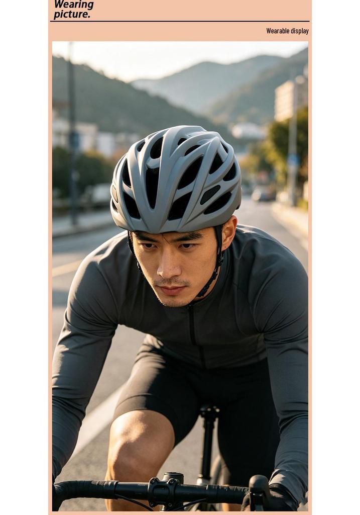 Adult Lightweight Breathable Cycling Helmet for Road and Mountain Biking