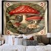Celestial Ferns And Mushrooms Tapestry Room Decoration Wall Hanging for Living Room Bedroom, Dormitory, Birthday and Christmas Gifts