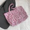 Tote Bags for Women Large Handbag Purse Lightweight Shoulder Bag with Zipper Crossbody Bag Handbags for Work Travel Cherry Print White Bag