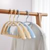 Meiliya Plastic Round Shoulder Non-Slip Hangers