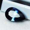 Blue Sapphire Earring Size Natural Pear Cut 8 Carat Loose Gemstone CERTIFIED