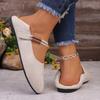 Large Size Round-toed Flat-bottom Women's Low-top Casual Mitten-style Shoes