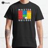 Master Builder Building Brick Classic Tshirt Hikingshirt Custom Aldult Teen Unisex Digital Printing Xs5xl All Seasons Cotton