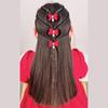 4PCS Lovely Velvet Bow Beads Baby Hairpins Kids Hair Clips Children Headwear Princess Barrette Girls Hair Accessories