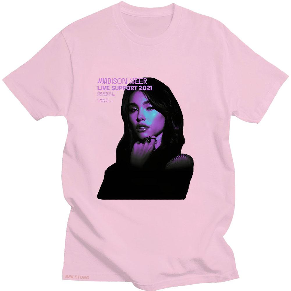 Madison Beer T-shirt Good In Goodbye Short Sleeve High Quality Tee-shirt Summer Fashion Cotton Tshirt Ropa Mujer Retro Clothing