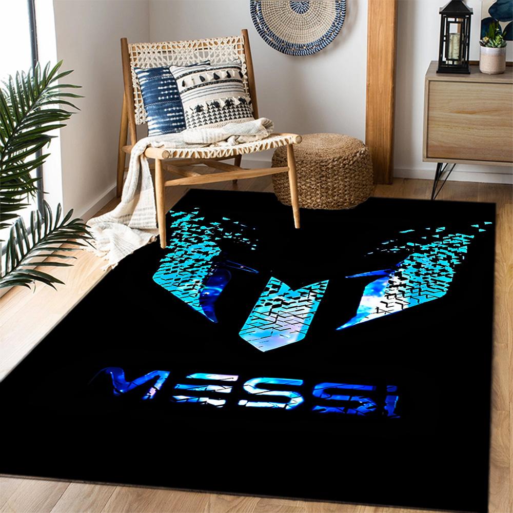 Messi's Legacy Soccer Floor Rug Office Rug Design for Hallway Game Room Decorate room Bedrooms Antislip Carpet Office home decor