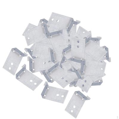 60x Türinstallations-Kit Hilfsklammern Ersatz Befestigungsteile Holzrahmen Paneelbefestiger für