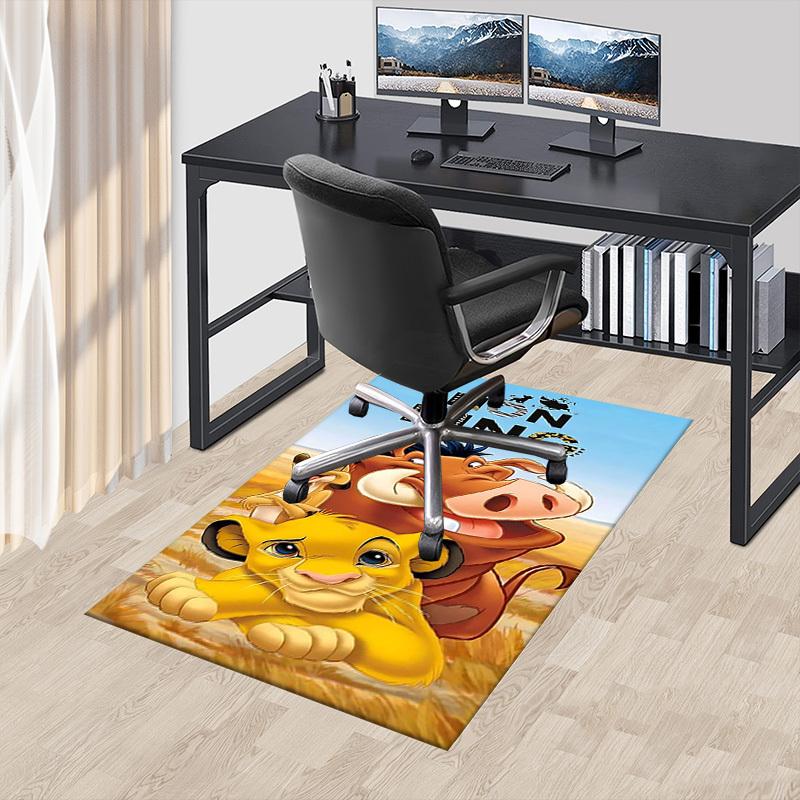 1pz Tappeto Il Re Leone Tappetino per Ufficio Tappeto per la Casa Tappeto da Area Tappeto Regalo per Festival Tappeto per Sedia da Ufficio Materiale Durevole1107L