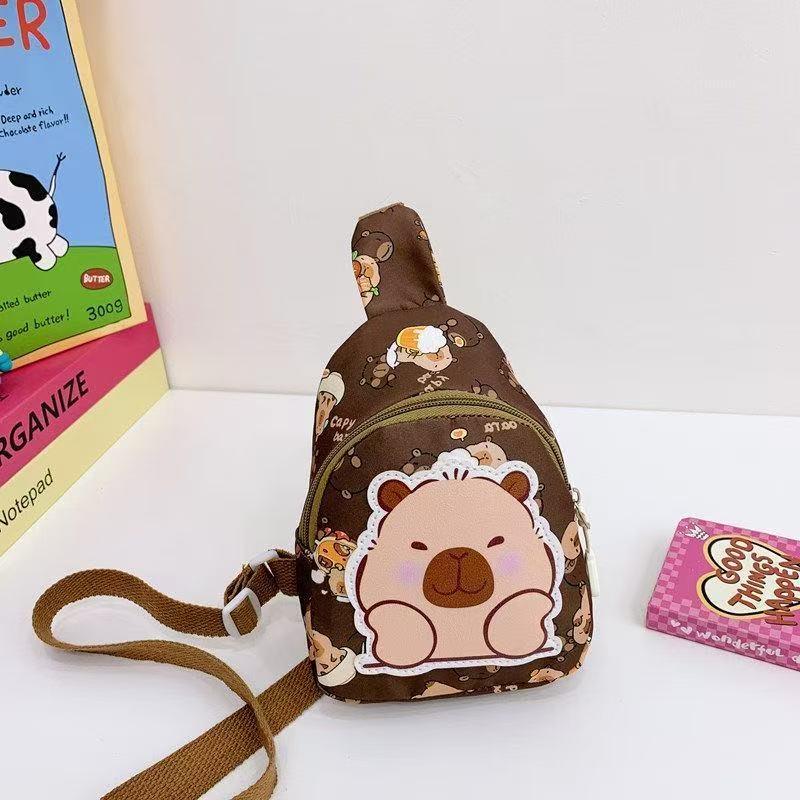 Cute Cartoon Children's Backpack: Trendy Casual Small Bag for Kindergarten Girls - Crossbody or Chest Style