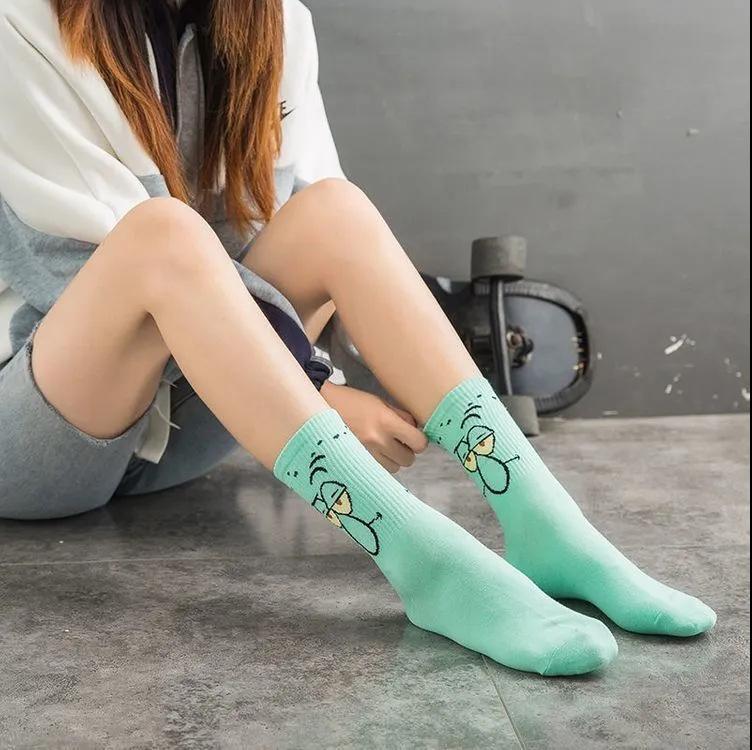 New Style Funny Anime Cartoon Character Socks Men Women Breathable Cotton Hip Suitable For Daily Wear