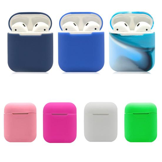 Earphone Silicone Sleeve Box Protective Cover Wireless Headphone Shockproof Case