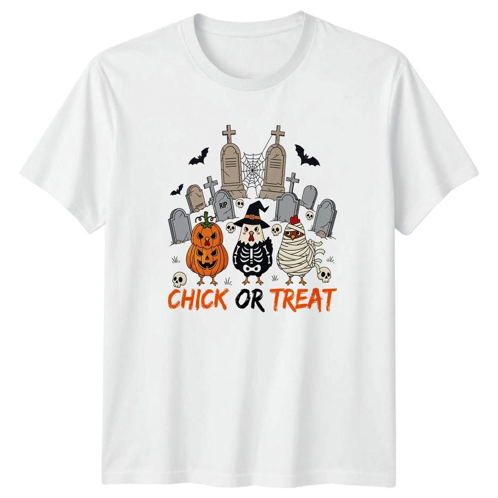 Chick Or Treat TShirt Spooky Poultry Halloween Halloween Gift For Him And Her S