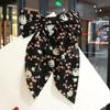 1 artistic style big bow hair clip Female small floral fresh bow back head duck beak clip hair clip