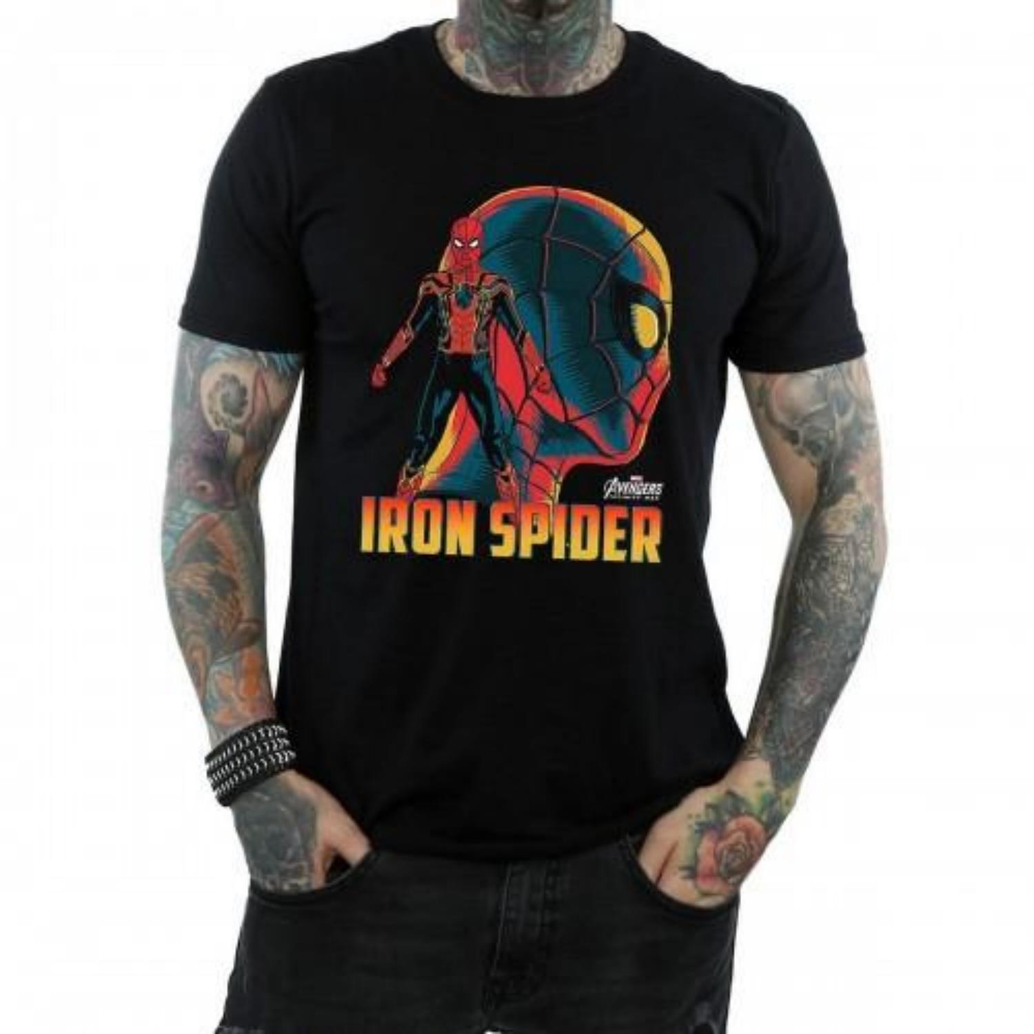 Avengers Infinity War Mens Spider-Man Cotton T-Shirt S