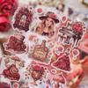 24 Sheets Vintage Stickers books Adhesive Diy Scrapbooking Stick Labels Diary Junk Journal Supplies Planner Sticker