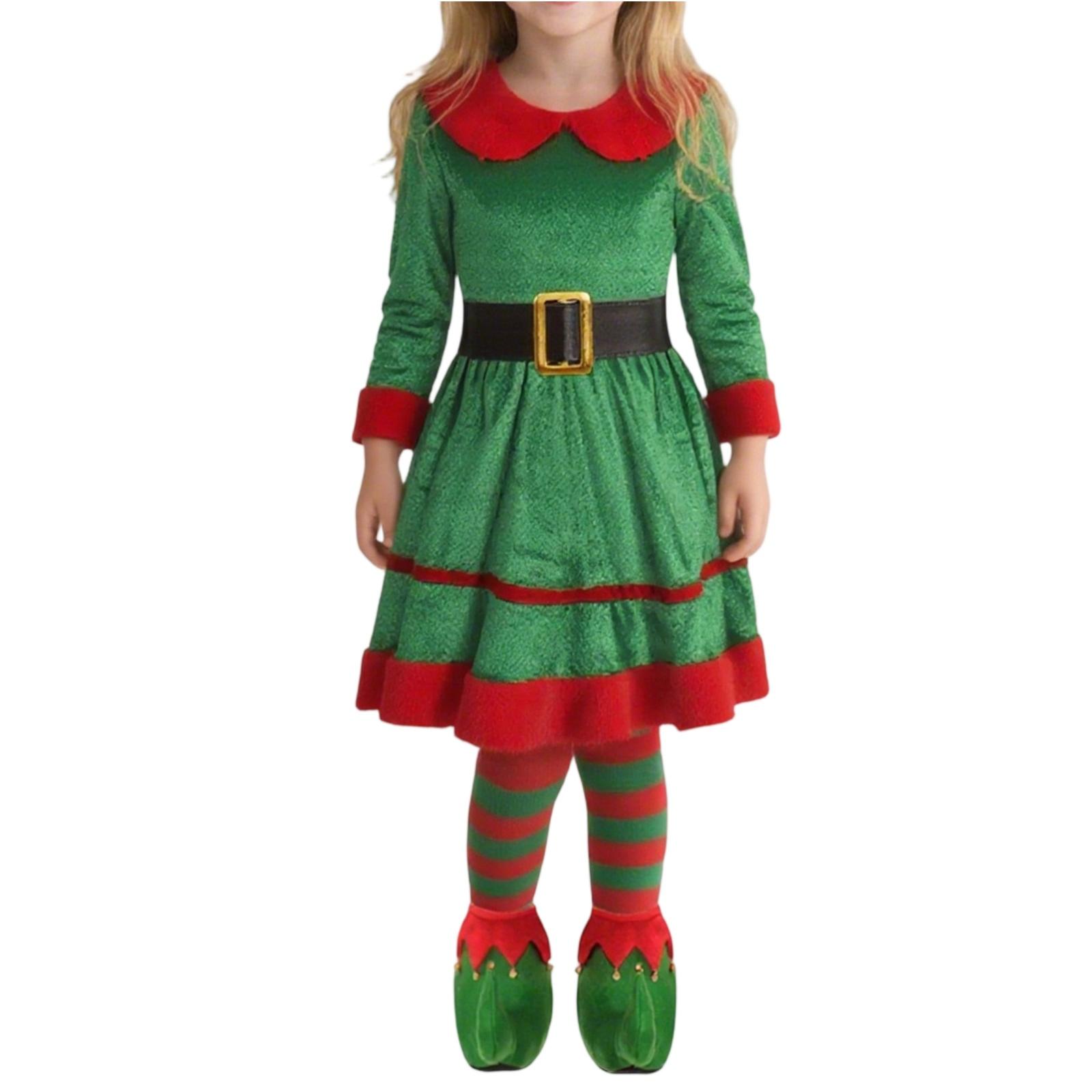 

Детские рождественские костюмы, Праздничные костюмы для выступлений в рождественской тематике XL зелёный