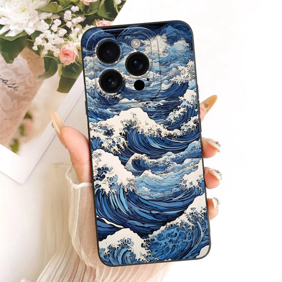 New Fashion Phone Case For iPhone 16 Pro Max iPhone16 16Pro Soft Silicone Cases For iPhone 16ProMax Shockproof Covers Bumpers