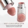 HERORANGE Cheek Color Diffuse Liquid Blusher, Natural Lightweight Liquid Blush with Sponge Applicator, Blendable Cream Blush for Face Makeup