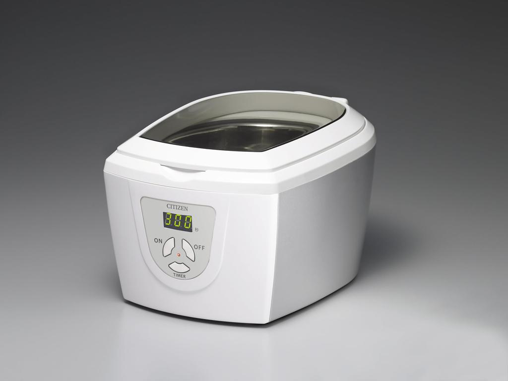 Citizen Ultrasonic Cleaner SWS510: Powerful 42kHz Cleaning, Large 600ml Capacity, Overheat Protection, Thermostat-equipped Safety Design, 5-stage Time