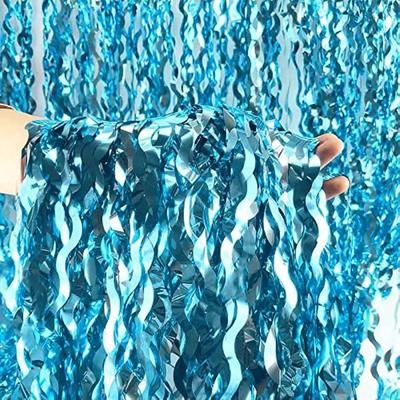 Wave Shaped Birthday Background Decoration Rain Curtain For Anniversary, Photography Studio Props, Beach Party, Theme Party, Und
