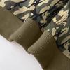 Women's beautiful size set, camouflage winter thermal sweater, lamb wool hooded sweater with fleece and thickened hooded cover.