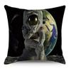 Wish Pillowcase Astronaut Planet Linen Pillow Cushion Cover