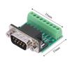 Screw Terminal DB9 Connector Adapter Breakout Connector for RS232 RS485 Electronic Component