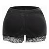 Women Butt Padded Enhancer Underwear Buttock Lifting Removable Sponge Pad Hip Lift Shorts Black M