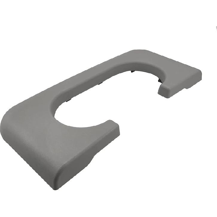 Center Console Cup Holder Armrest Replacement Pad Compatible With Ford F250 F350 F450 F550 1999-2010 Grey(Hard Plastic NOT Padded)