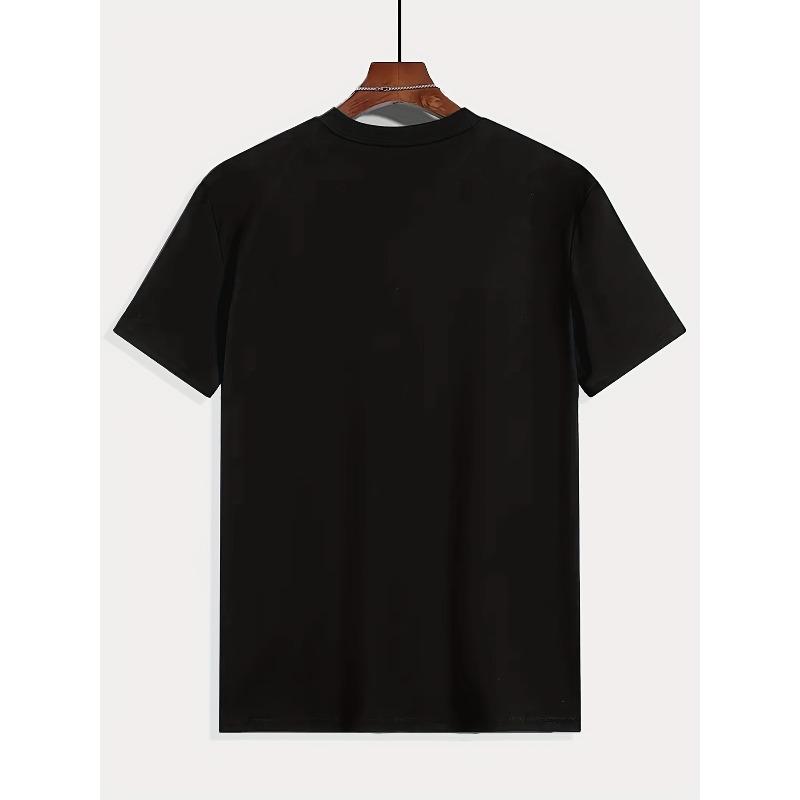 European Size Men'S Novelty T-Shirt | Casual T-Shirt Featuring a Skull Graphic | Round Neck, Regular Fit | Machine Washable