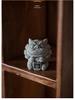 Kleines Chinesisches Steinlöwenpaar: Desktop-Maskottchen und Tee-Haustier-Ornament für kreative Bonsai- oder Fischaquariendekoration
