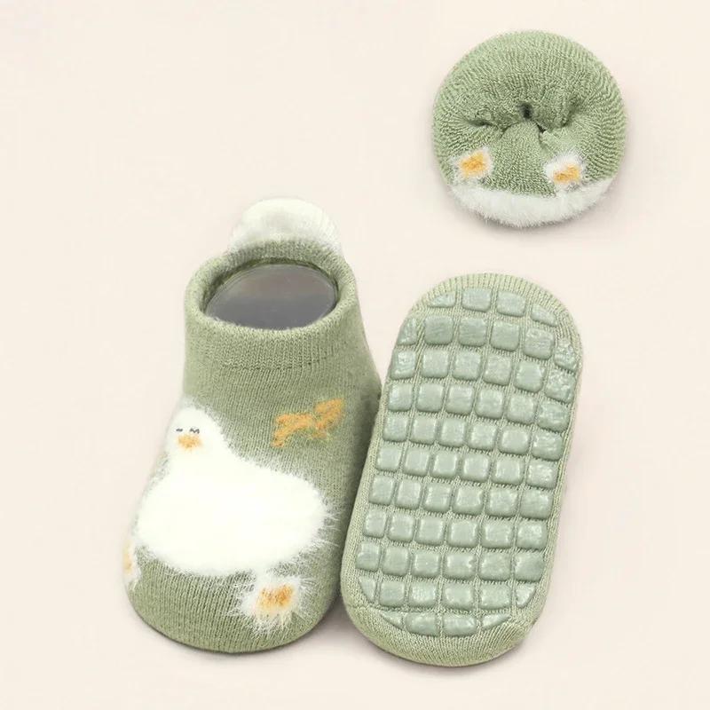 Thicken Baby Kids Thermal Socks Autumn Winter Trampoline Socks Warm Toddler Boy Girls Floor Socks Children Clothing Accessories