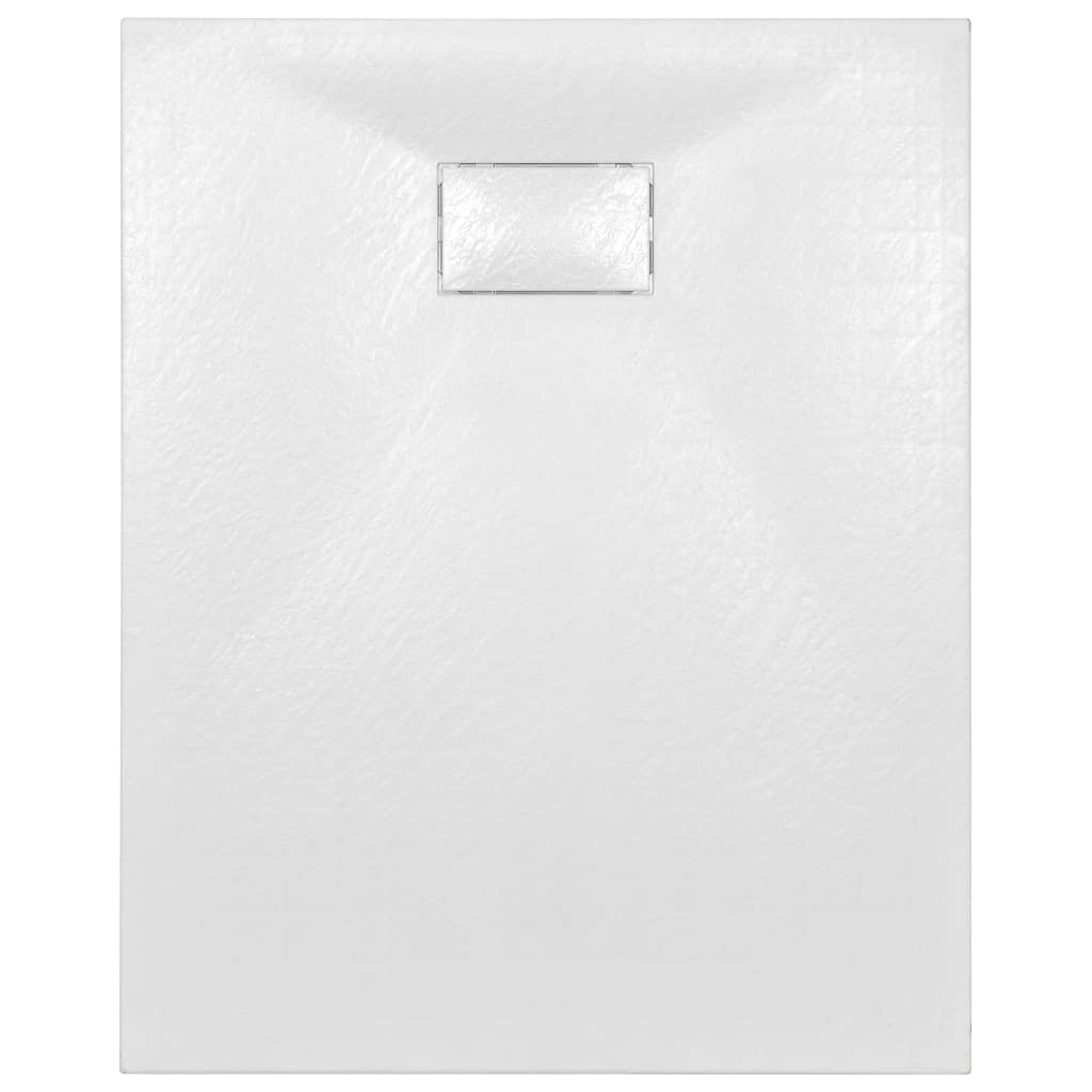 Vidaxl Shower Tray, SMC, White, 100 X 80 Cm