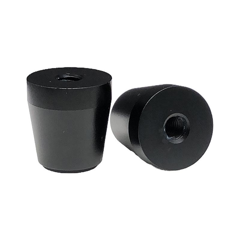 15x7 Aluminum Alloy Shock Absorbing Speaker Amplifier Feet Pads for Home Ceramic Cooktop, Anti-slip Nails