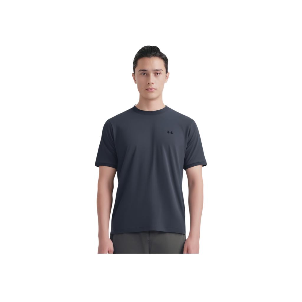 Under Armour Drive Chill Golf Series Simple Fashion Comfortable Short Sleeve T-Shirt Men Tops Storm-Gray 1389598-044