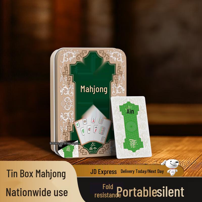 Benniu Silent Waterproof PVC Mahjong Poker Cards