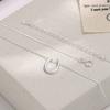 FY-XL3028 S925 Sterling Silver U-Shaped Horseshoe Clasp Necklace Pendant Simple Fashionable High-End Feeling Sweater Chain