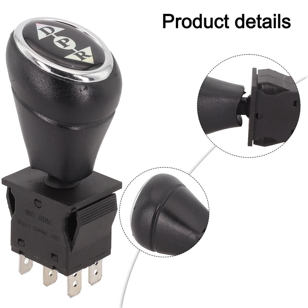 AC 125V 20A Switch 6Pin Slide Rocker Switch Forward Stop Backward High-Quality Materials Long Service Life Plastic And Metal