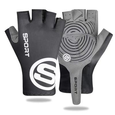 Sports Half-Finger Gloves for Outdoor Hiking Breathable Anti-Slip Shock-Absorbing Mountain Bike Cycling Gloves