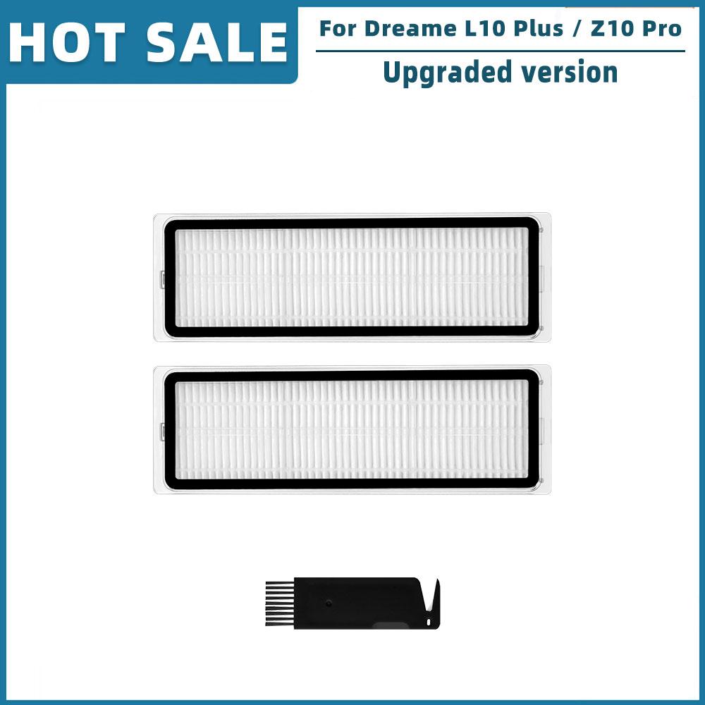 Kompatibel für Dreame Bot L10 Plus / Z10 Pro Saugroboter RLS5D Ersatzteile Zubehör Haupt-Seitenbürste Filter Staubbeutel Mopplappen