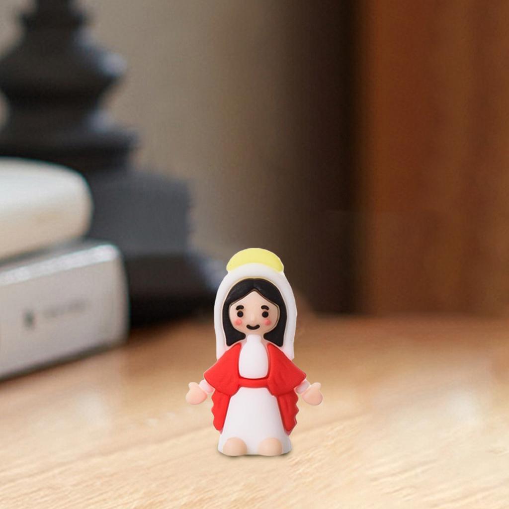 10pcs Little Figurine Miniature Figurine To Hide And Seek Classic Religious Gifts Christ Savior For Sunday Easter Egg Stuffers Baptism Gift