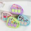 Mini Cartoon Piano Keychain with Voice Recorder Creative Music Box Toy Pendant for Bags Backpacks Novelty Gift for Kids Teens Fun Party Favor Grab