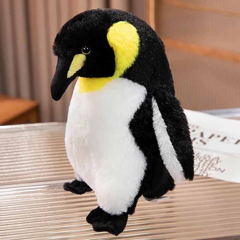 Cute Fluffy Simulation Plush Toy Penguin Peluche Real Life Animal Doll Home Decoration Children
