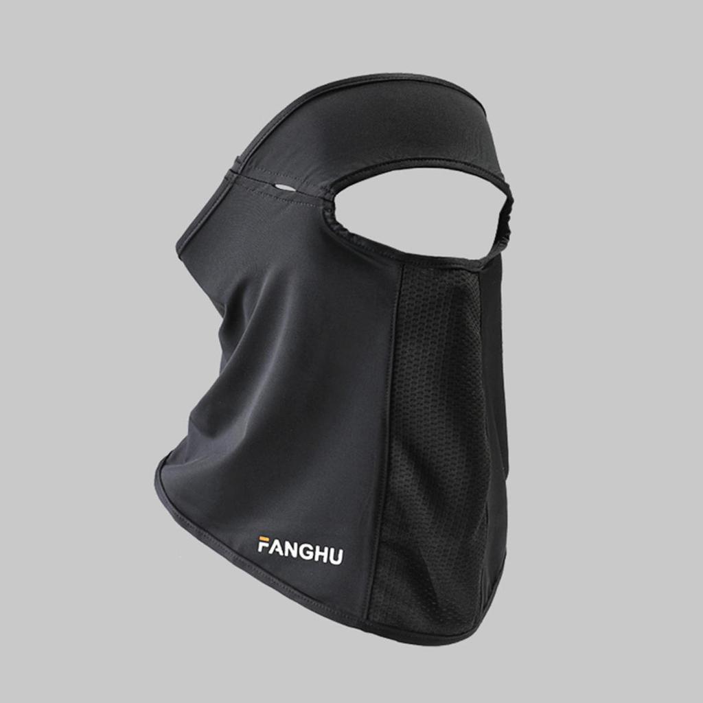 Neck Protection Ice Silk Sunscreen Mask Anti-UV Face Mask Breathable Ear Cord Face Cover Scarf Outdoor Sports