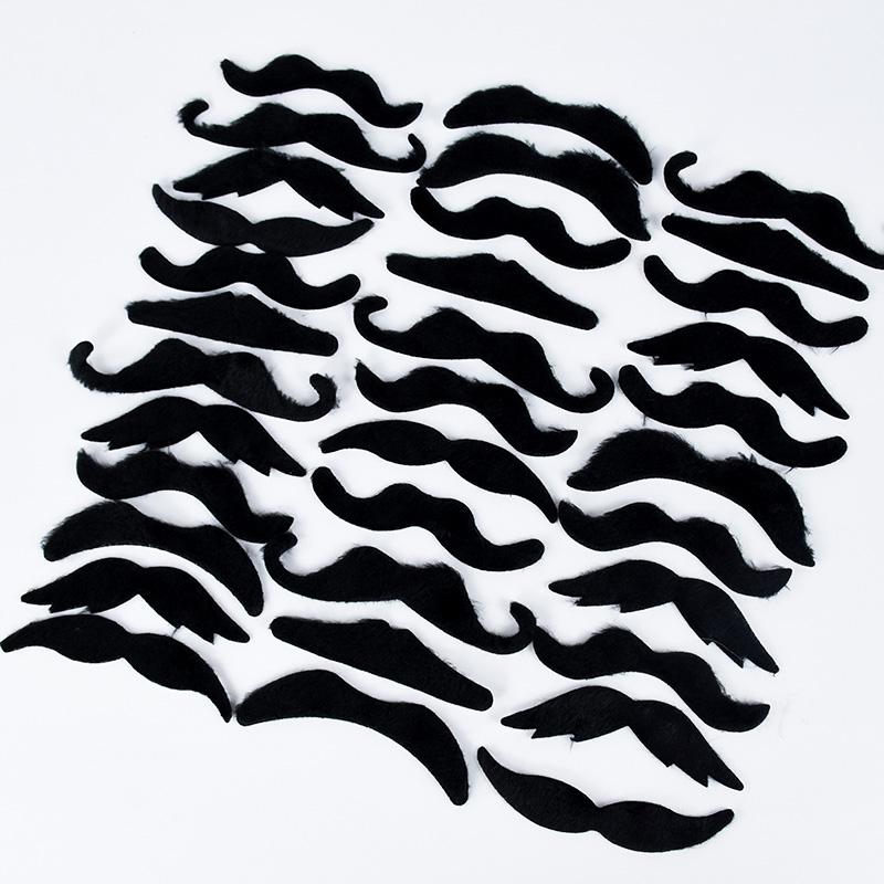 48pcs Funny Mustache Wedding Birthday Party Photobooth Props Kids Pirate Party Costume Cosplay Fake Beard Halloween Decoration