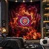 Wall Hanging Tapestry Burnley Football Print Cloth for Living Room Bedroom Home Decor