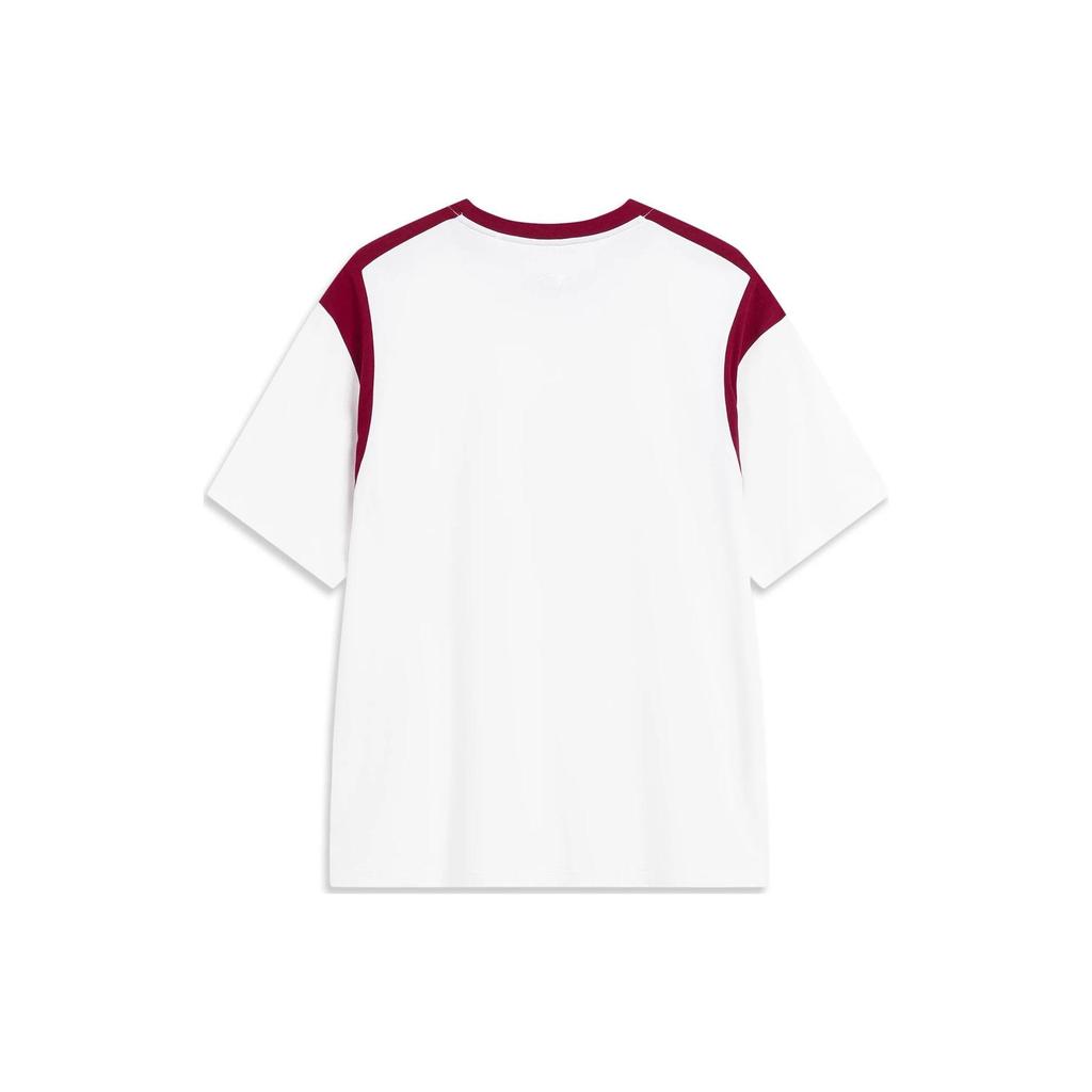 Li Ning Sportmode Kollektion T-Shirt Unisex Elfenbein AHST855-3