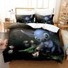 2 Piece-set Cartoon Duvet Cover and Pillowcases,Cute 3D-Printed Home Decor,Creative Oversized Bedding Set for All Seasons Family