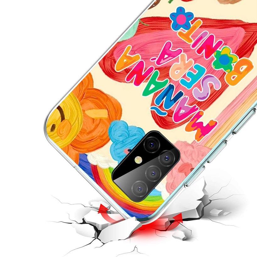Karolg M-Manana Sera B-Bonito Phone Case For Samsung Galaxy A12 A52S A42 A32 A22 A51 A50 Note 20 Ultra 10 S10 Plus A71 A70 A31 A