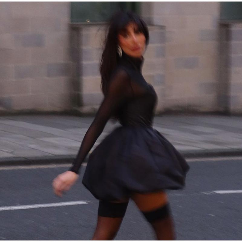 Elegante Spitzenkleider Frauen Durchsichtig Langen Ärmeln Puffy Kleider Weiblich 2025 Mode Einfarbig Abendgesellschaft A-linie Kleider Dame